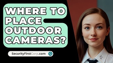 Where To Place Outdoor Cameras? - SecurityFirstCorp.com