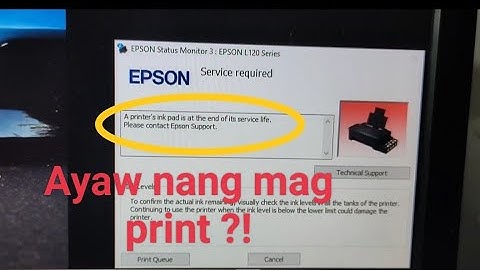 Epson L120 Printer Ayaw Mag Print  @jhaybizz  (#219)