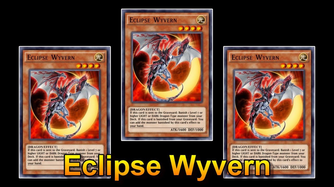 yugioh wyvern deck Amazon.com: YU-GI-OH! - Eclipse Wyvern (SDDC-EN003) - Structure Deck:  Dragons Collide - Unlimited Edition