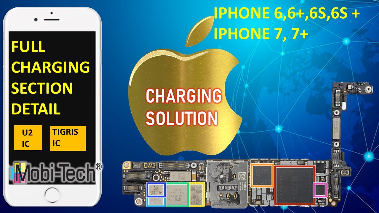 IPHONE 6,6PLUS ,6S,6S PLUS, | IPHONE 7, 7 PLUS | CHARGING SOLUTION | TIGRIS IC PIN DETAIL | IN HINDI