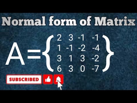 Normal form of