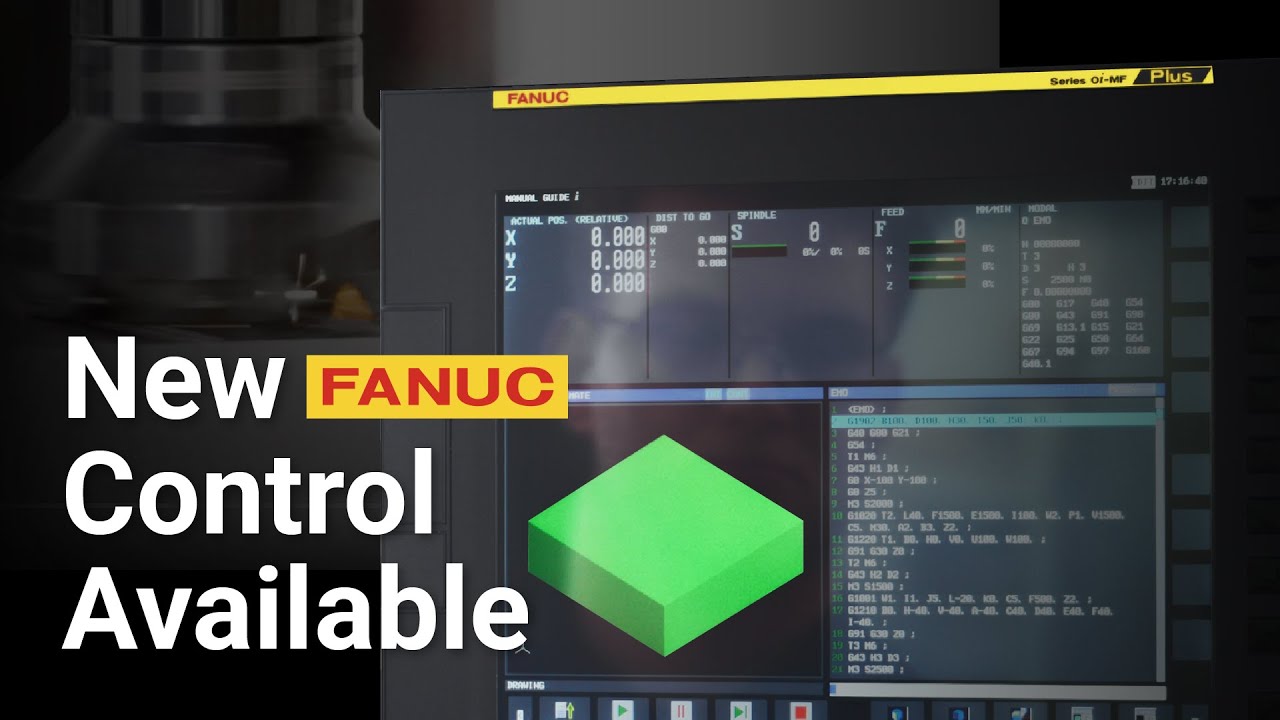 MEGA TERA Series Equipped with New FANUC 0i-MF Plus CNC Control | MICRO ...