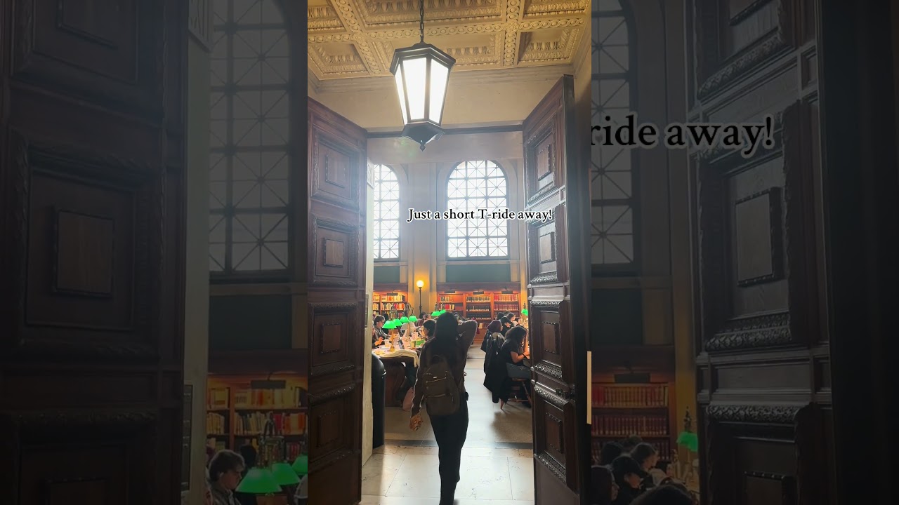 Need a change in scenery to study for finals? 📚