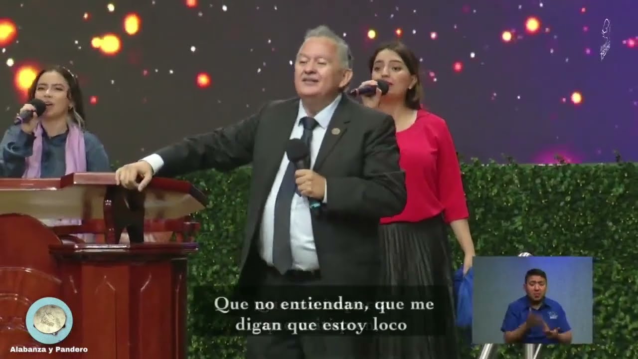 El me rodeo de su amor, canto, danzo salto para Cristo, oh moradora de