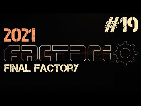 Factorio 2021 ep.19 - Проектирование цеха на детали ракеты