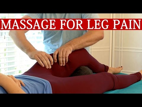 HD Leg Massage Tutorial, Low Back Pain, Advanced Techniques, Relaxing Music, Male Soft Voice