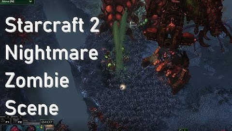 Starcraft 2 Nightmare Zombie Scene