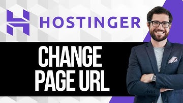 How to Change the Page URL in Hostinger Website Builder