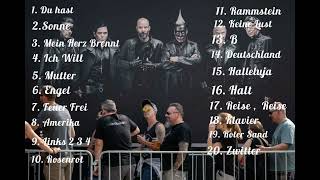 Rammstein full album songs (the best rock music your playlist 2024🎧😈🙈)