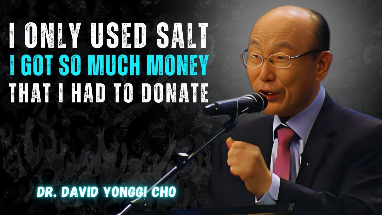 If I Were You, I Would Try The Salt Glass Ritual Today – To Get Money & Prosperity | YONGGI CHO ||