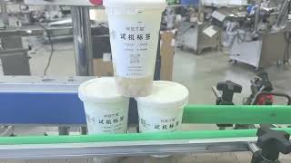 Information Conical cups sticker labeling machine automatic cup adhesive applicator Guide