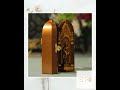 Catholic Triptych Resurrection of Jesus Christ | Our Lady | St Joseph Vintage Style Wooden Cathol...