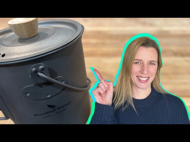 Filtre à Café Réutilisable Titane Boundless Voyage Ti6002P Avec Support Pliable Filtre Réutilisable Pour Over