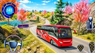 Mountain Bus Driving Simulator Gameplay 2026 |  Impossible Hill Road Bus Driving Challenge     screenshot 5