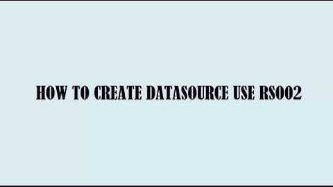 How To Create Data Source in SAP R/3 use RSO2