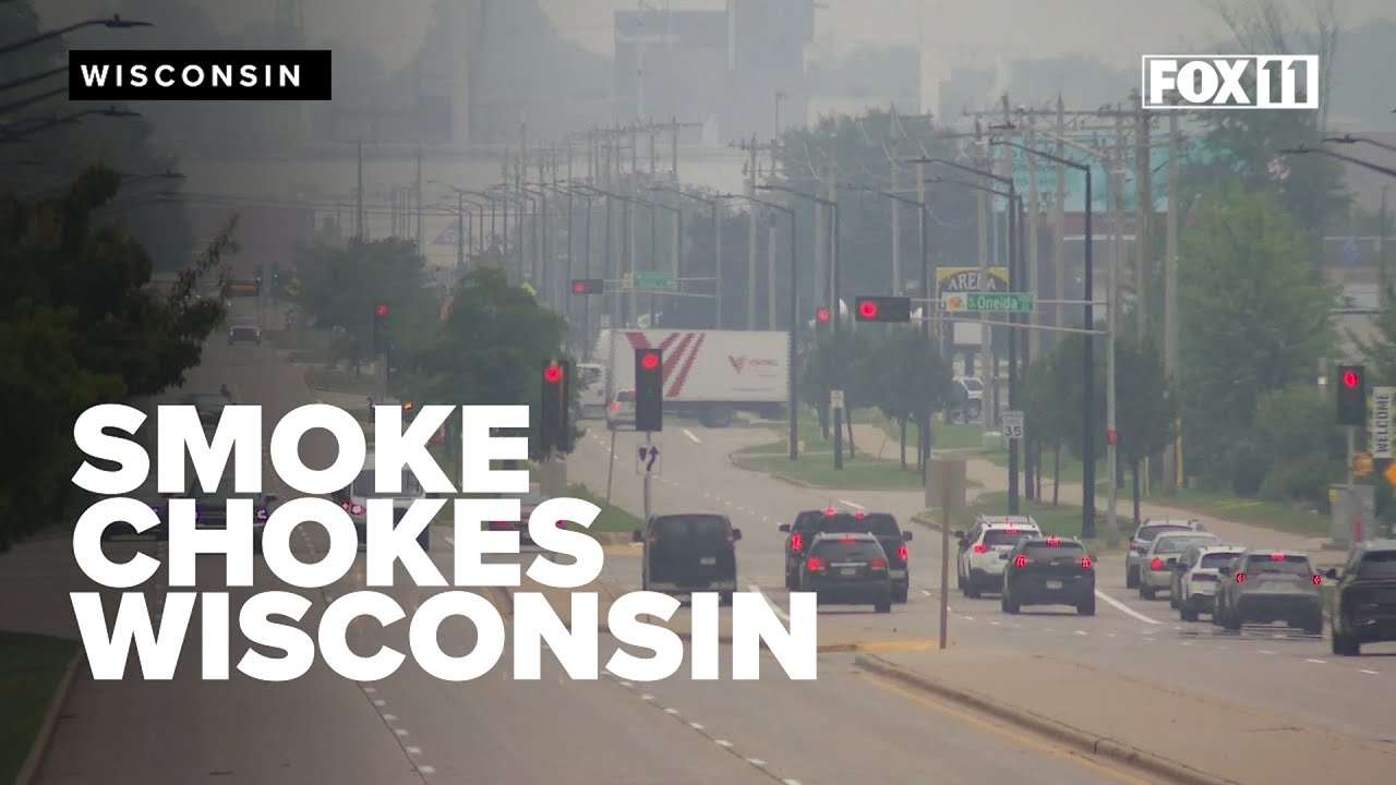 Canadian wildfire smoke makes Wisconsin's air the unhealthiest in the United States