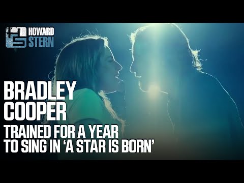 Bradley cooper trained for over a year to sing in “a star is born”