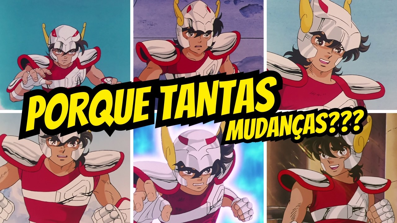 Por que os TRAÇOS mudavam tanto em Cavaleiros do Zodíaco? | Os animadores de Saint Seiya