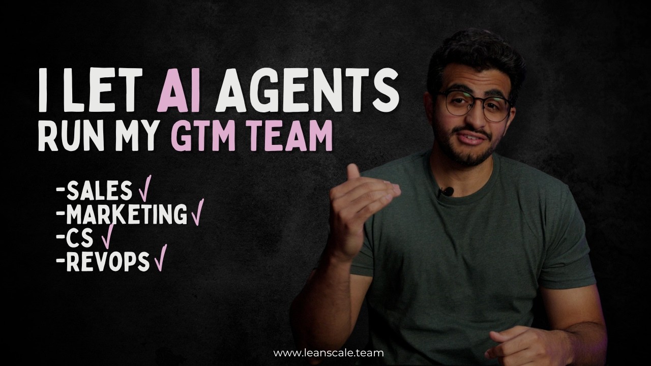 I Used AI Agents for Every Go-To-Market Role (Sales, Marketing, CS, RevOps)