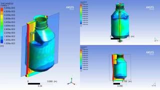 Download Lagu Fluid Flow Blow Molding of a cane using Anysys Polyflow MP3