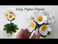 Easy Paper Flowers Tutorial #2 / DIY Home Decor / Góc nhỏ Handmade