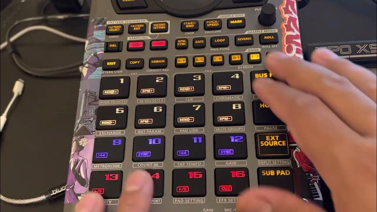SP404 MK2 Journey Pt5….Pad Colors YouTube