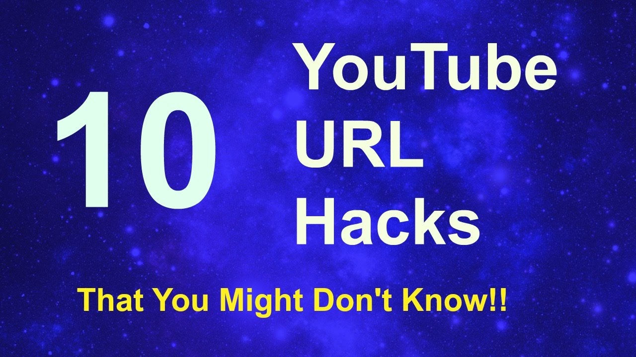 10 Youtube URL HACKS That You Should Know!!