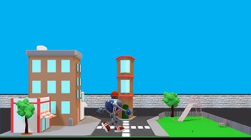 Animated Robot Walking 3D Model in PowerPoint 2021