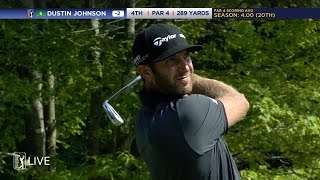 Dustin Johnson drives 289-yard hole with 2-iron at Deutsche Bank