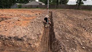 Pouring Concrete Footings: Duplex build Ep.1