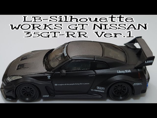 MINI GT LB-Silhouette WORKS NISSAN 35GT-RR / Matte Black / No. 169