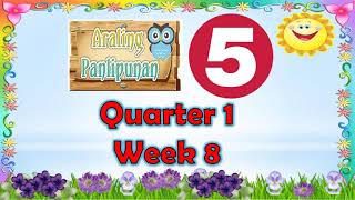 Araling Panlipunan 5 Quarter 1- Week 8 Kontribusyon ng Sinaunang Filipino sa Pagkakabuo ng Lipunan Araling Panlipunan 5 Quarter 1- Week 8 Kontribusyon ng Sinaunang Filipino sa Pagkakabuo ng Lipunan
