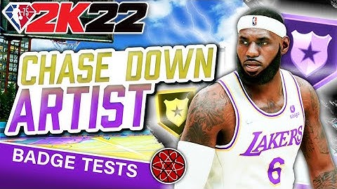 NBA 2K22 Best Defensive Badges : Chase Down Artist Badge !