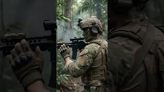 Hidden From the Helicopter 🚁 | Jungle War Survival Story #military #shortsvideo #aivideo