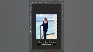 Cách mở rộng khung hình bằng photoshop không bị méo chủ thể #short