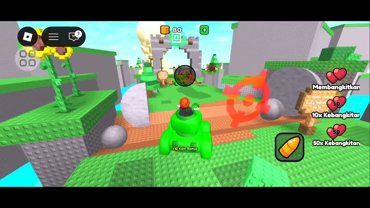 Bermain tank 2 player