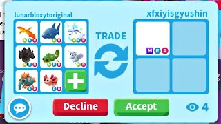 😱🥳YAY! I TRADED MY 6 GOOD NEON LEGS FOR THIS COOL OUTGAME PET! + GOT A DALMATIAN! #adoptmetrades