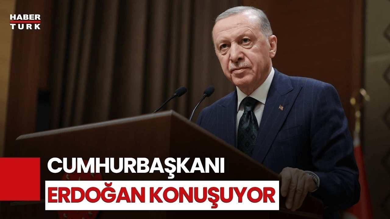 #CANLI - Cumhurbaşkanı Erdoğan, Kabine Toplantısı sonrası açıklama yapıyor