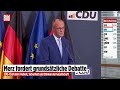 „Ein Desaster!“: Bundeskanzler Merz zum Wahl-Beben in Berlin und Mecklenburg-Vorpommern