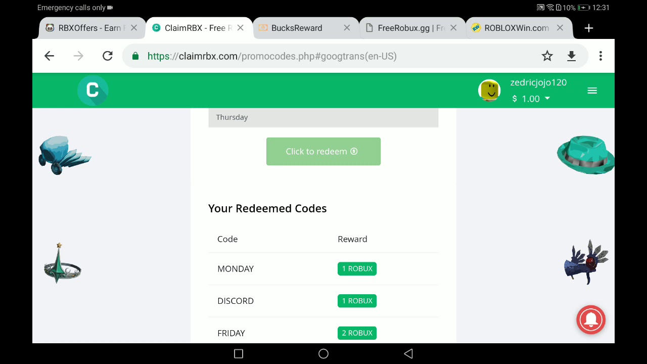 Claimrbx Promo Codes 2020 - roblox promo codes for november irobux app