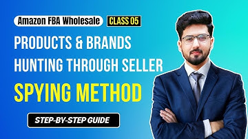 Amazon Wholesale Brand & Product Research through Seller Spying Method | Amazon Wholesale Hunting