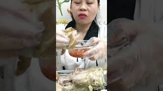 #mukbang giò heo khủng và câu chuyện gia đình