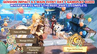 Where Waves Meet the Reef: Part 3 Complete | Genshin Impact 6.5 Main Event Day 5 Gameplay Guide