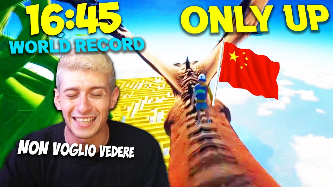 FINISCE ONLY UP IN 16 MINUTI e 45 SECONDI !! REACTION AL RECORD MONDIALE