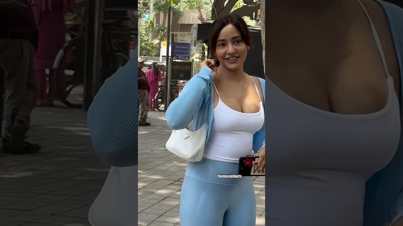 Neha Sharma arrives in bandra💙🔥|