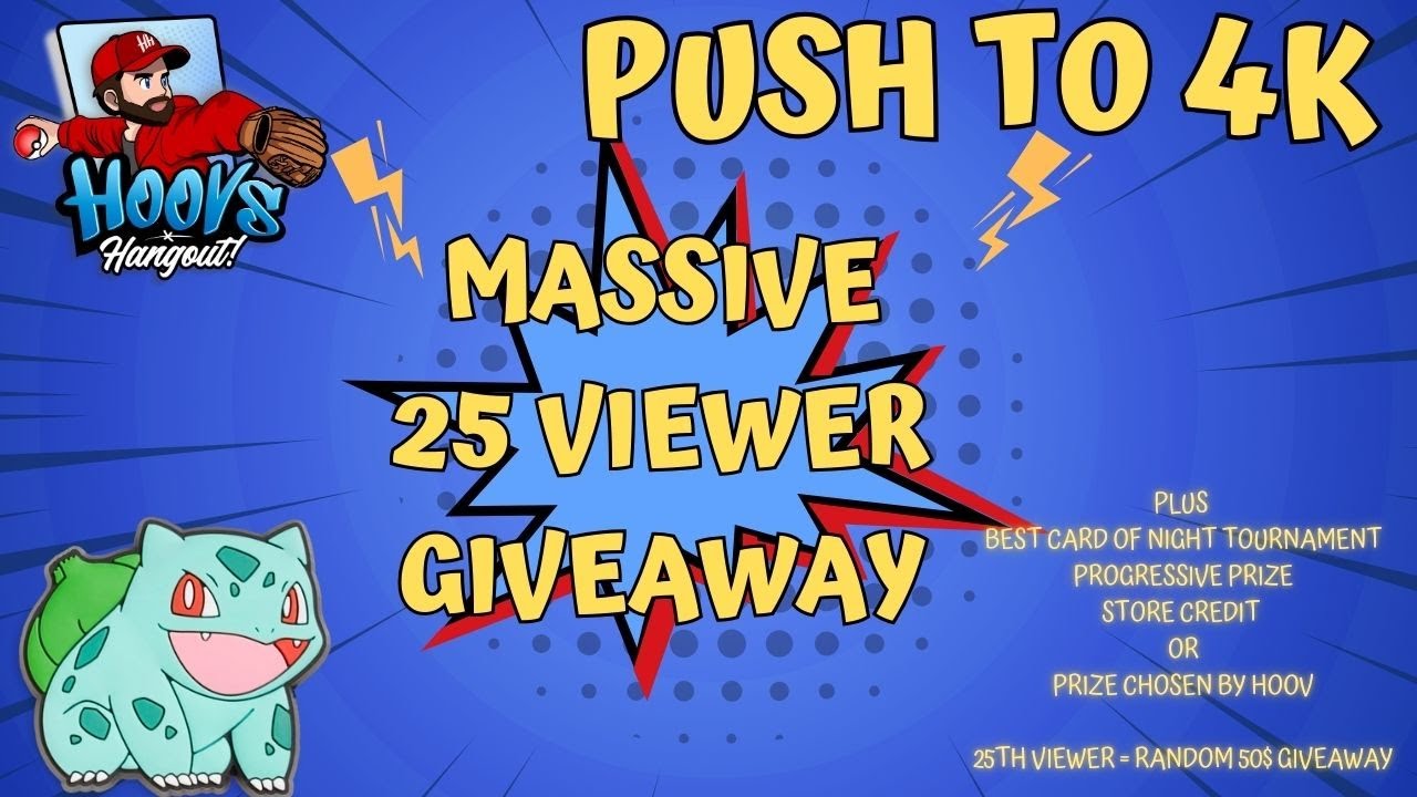 Hoovs Hangout Push to 4000, Sales, Giveaways, Best Card Progressive, Baseball, One Piece