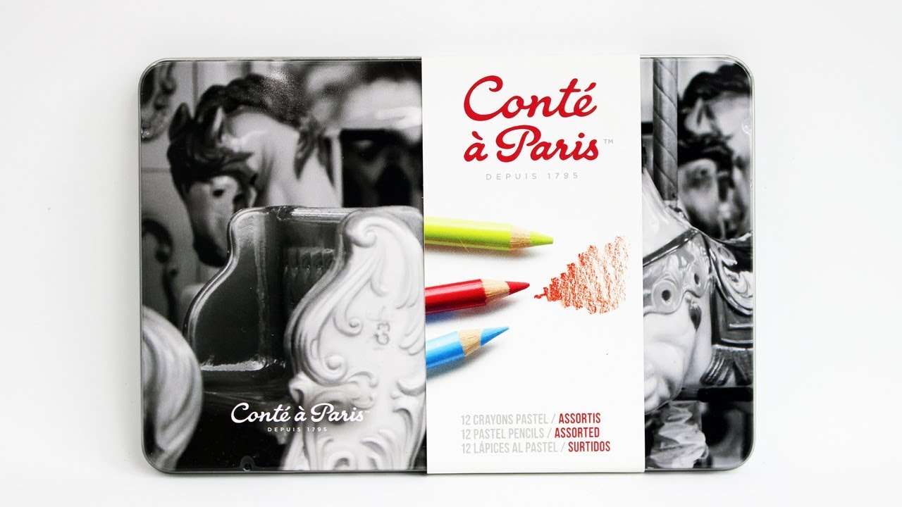 Lápices pastel Conté á París, revisión por Grafito Comité.