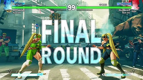 Mika Mirror Brawl! STREET FIGHTER V ElChakotay (R.Mika) vs FluxWaveZ (R.Mika)