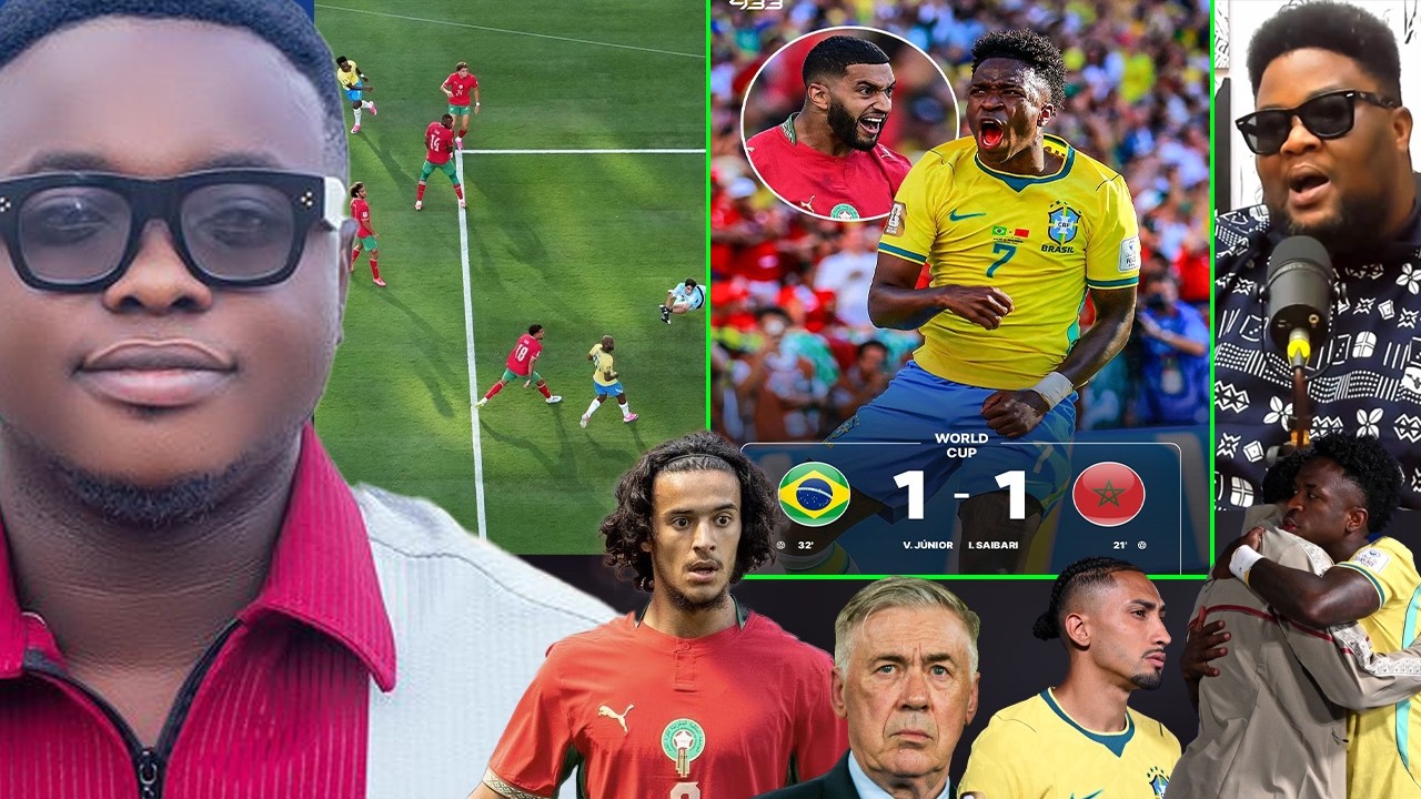 BRAZIL 1 MOROCCO 1, GAME ANALYSIS., 10 KEY ISSUES OF WHAT WE SAW.. VINICIUS, BOUADDI, RAPHINHA AND..