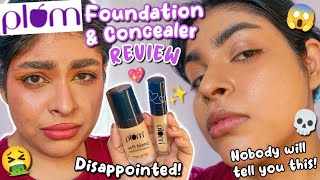 🚨WATCH THIS!😓 @Plumgoodness Soft Blend Weightless FOUNDATION & CONCEALER Review✨| Plum Makeup Review screenshot 3